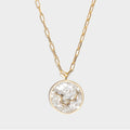 Aquarius Gold Vermeil Pendant Necklace