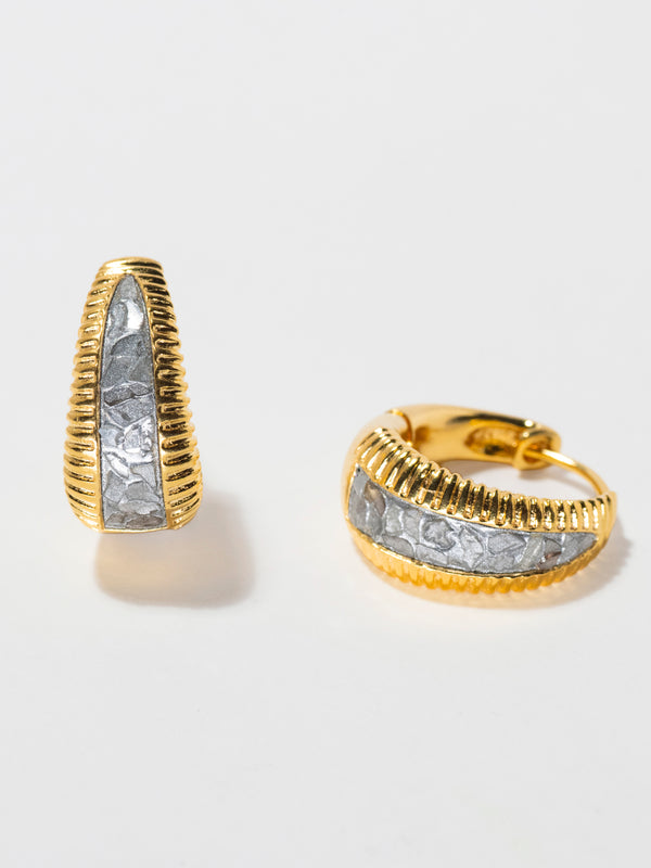 Alois Ridge Gold Vermeil Hoop Earrings