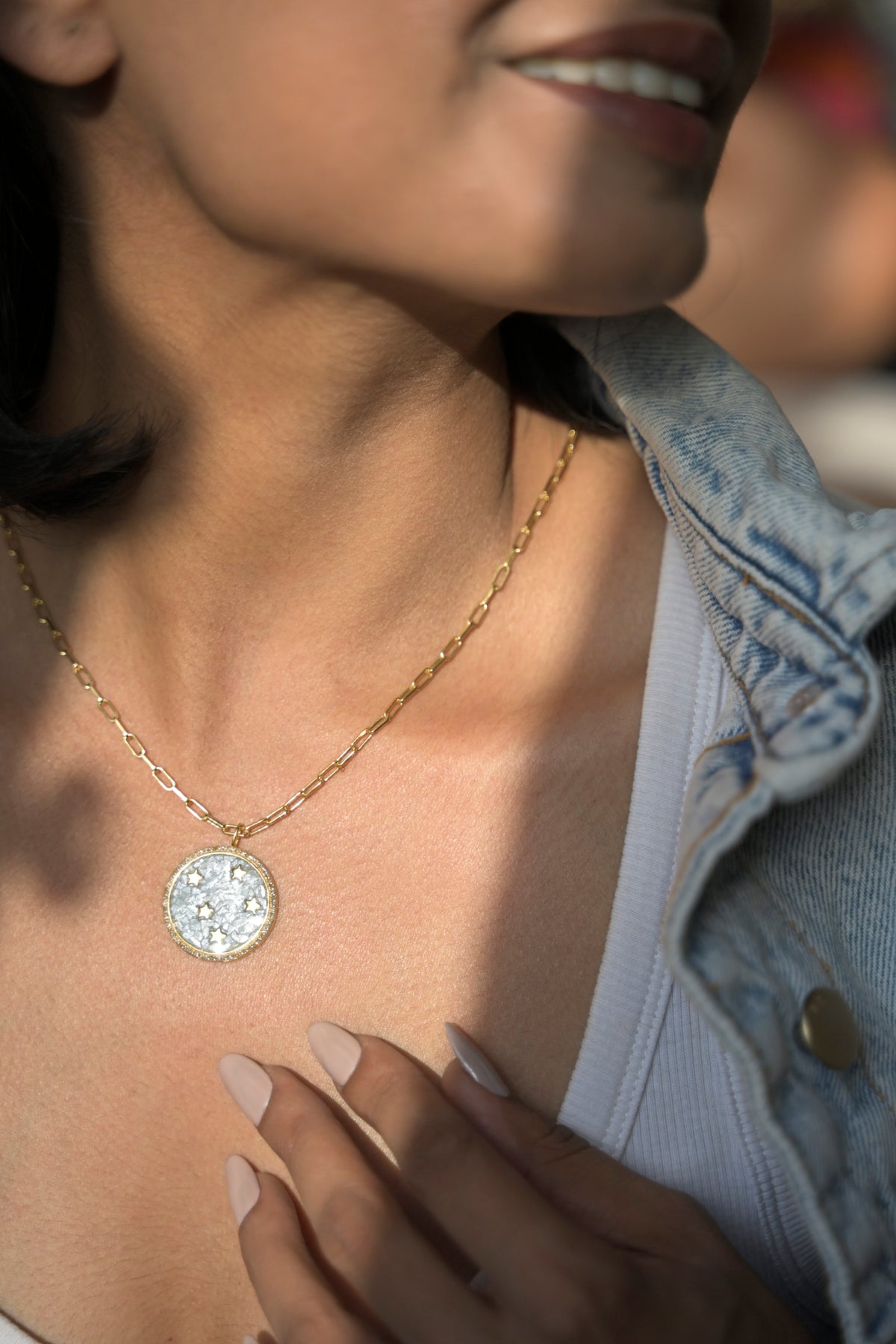 Amil Gold Vermeil Pendant Necklace
