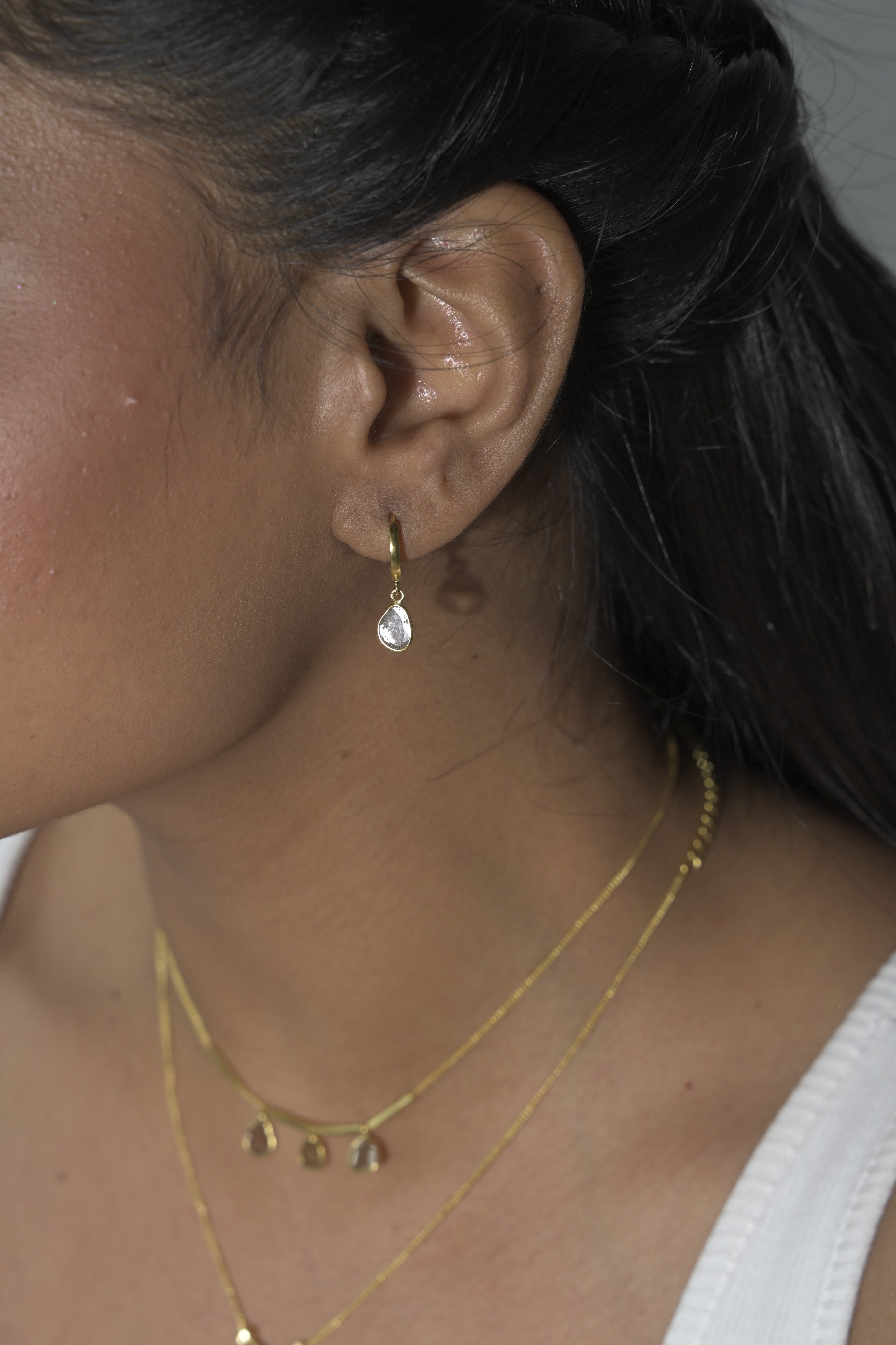 Aneel Gold Vermeil  Drop Earrings