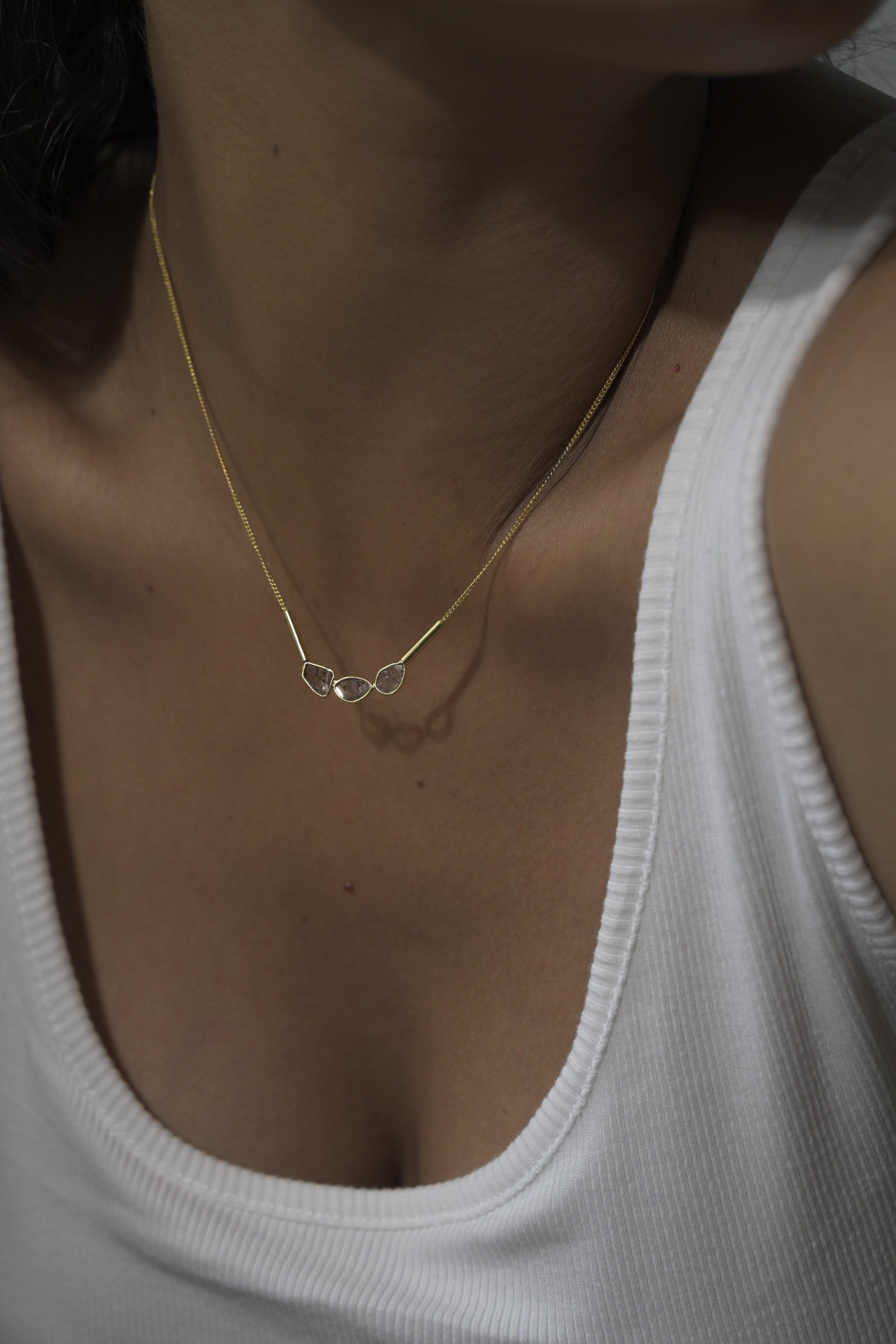 Anshoo Gold Vermeil Pendant Necklace