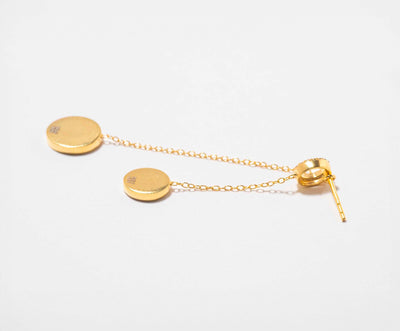 Arata Gold Vermeil Slider Earrings