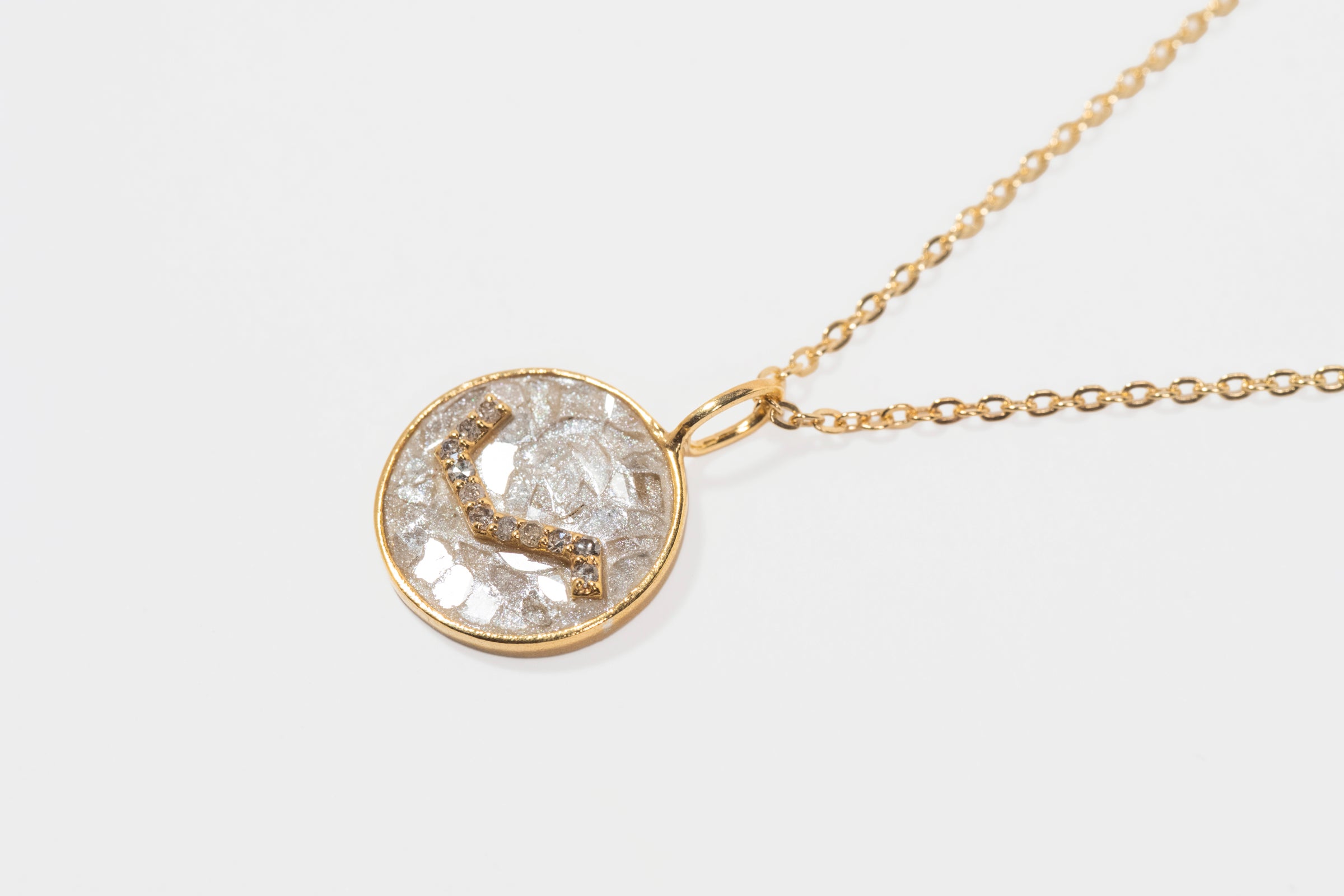 Mini Aries Gold Vermeil  Pendant Necklace