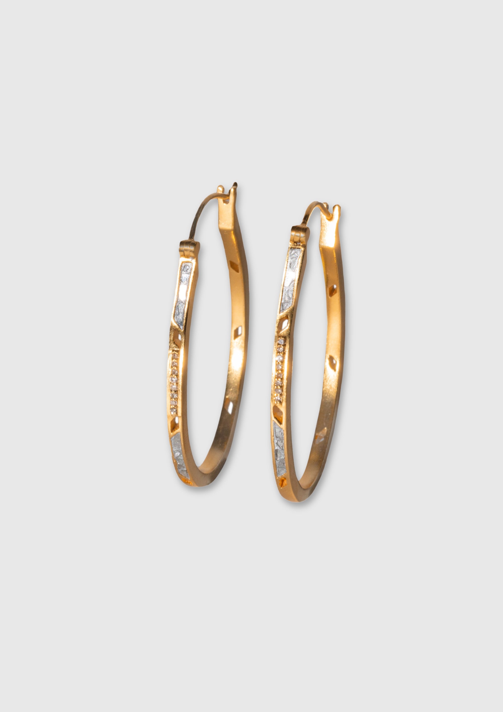 Asan Gold Vermeil Hoop Earrings