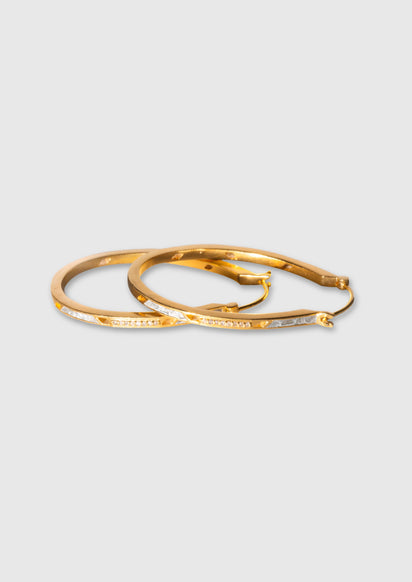 Asan Gold Vermeil Hoop Earrings