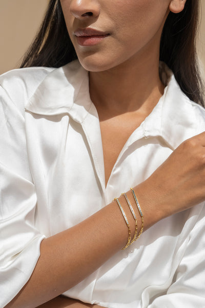 Ausra  Gold Vermeil Bangle Bracelet