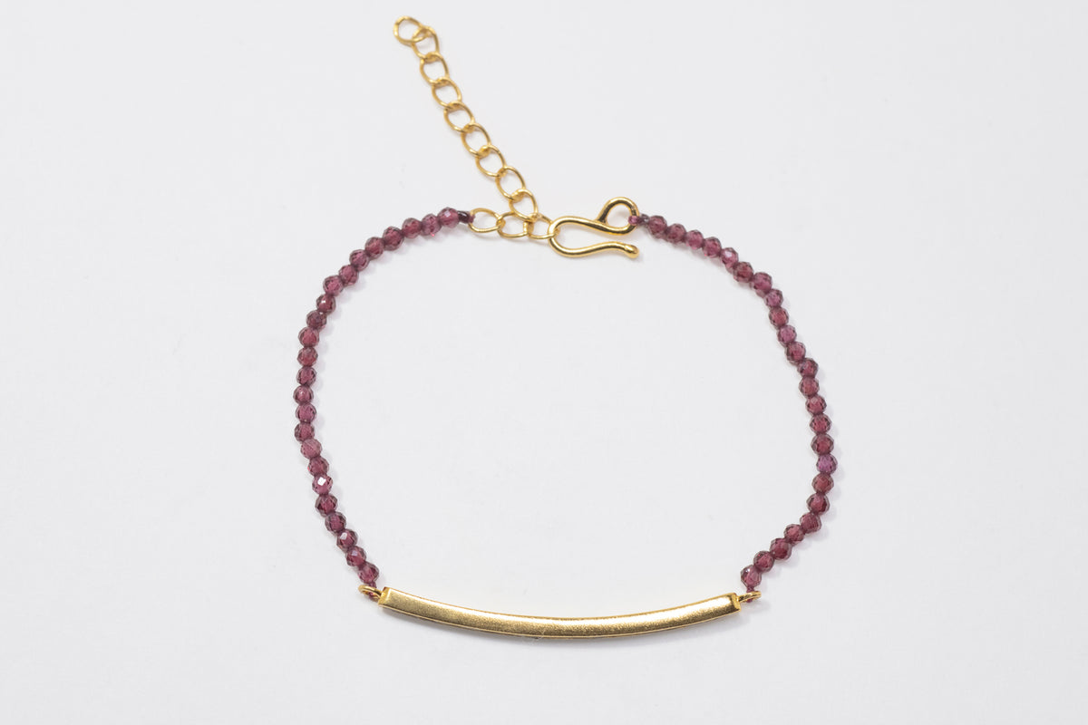 Ausra Gold Vermeil Beaded Bracelet