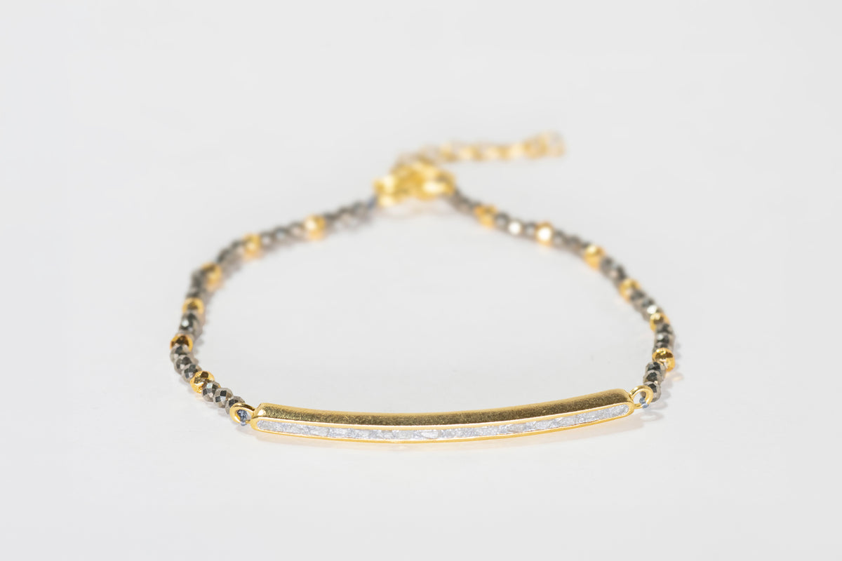 Ausra Gold Vermeil Beaded Bracelet