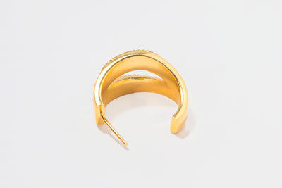 Beeja Gold Vermeil Double Hoop Earrings
