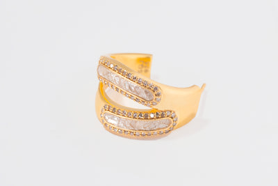 Beeja Gold Vermeil Double Hoop Earrings