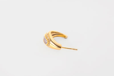 Beeja Gold Vermeil Hoop Earrings