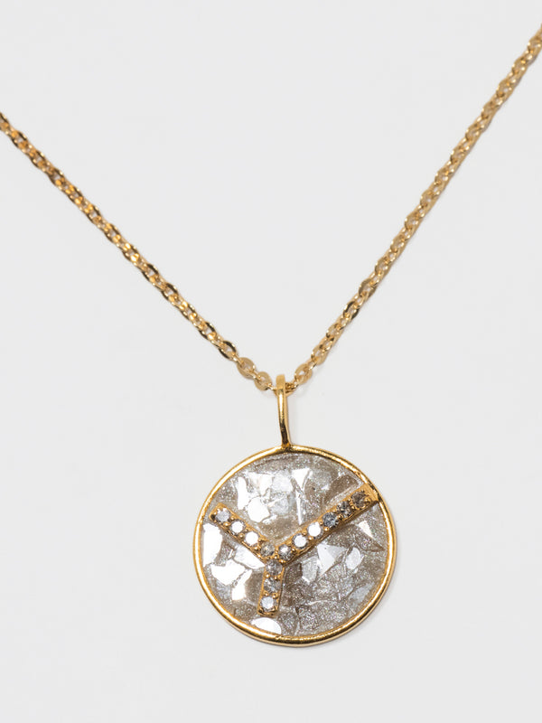 Mini Cancer Gold Vermeil  Pendant Necklace