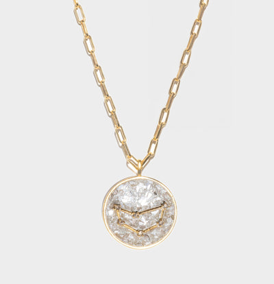 Capricorn Gold Vermeil Pendant Necklace