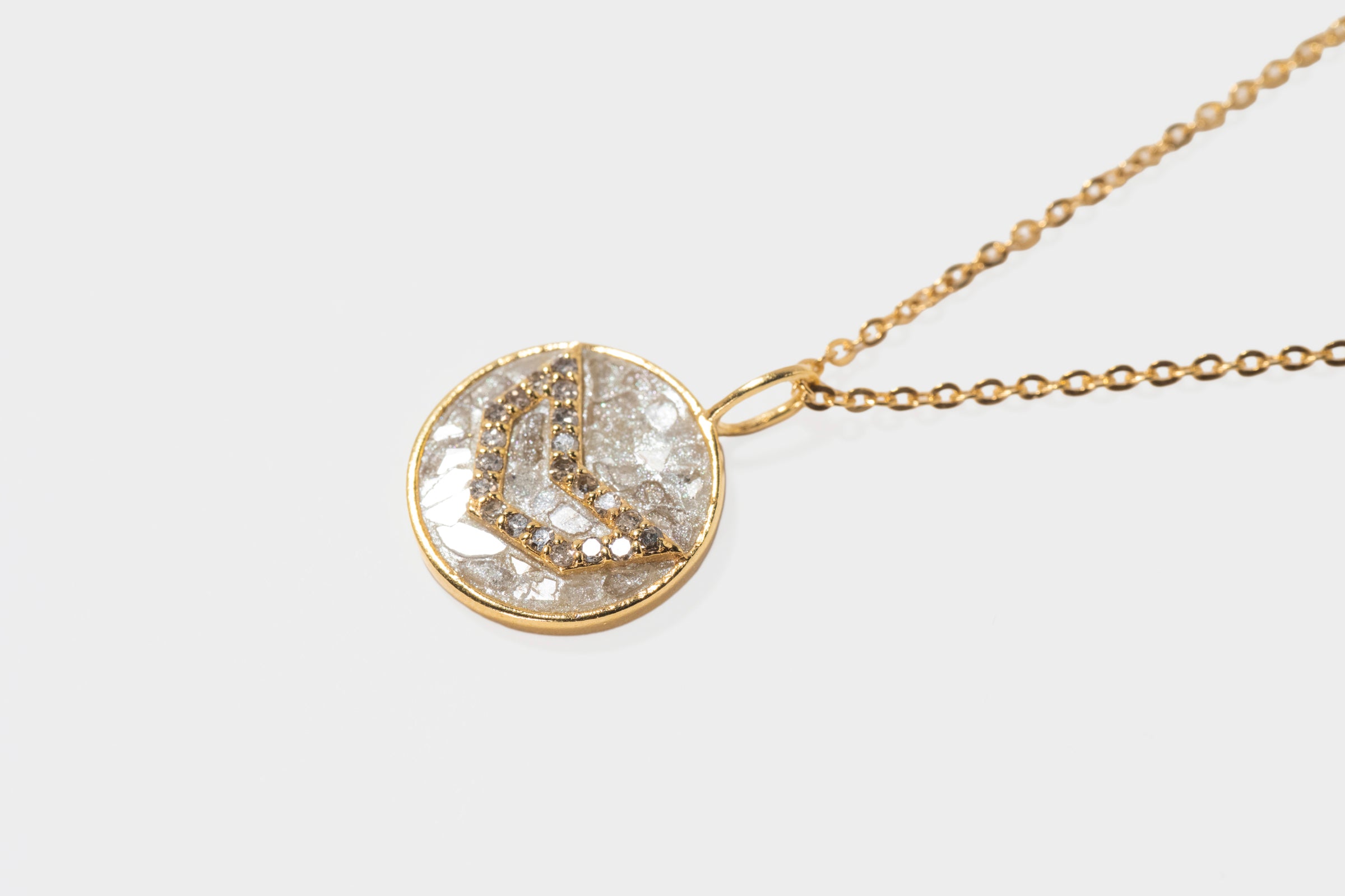 Mini Capricorn Gold Vermeil  Pendant Necklace