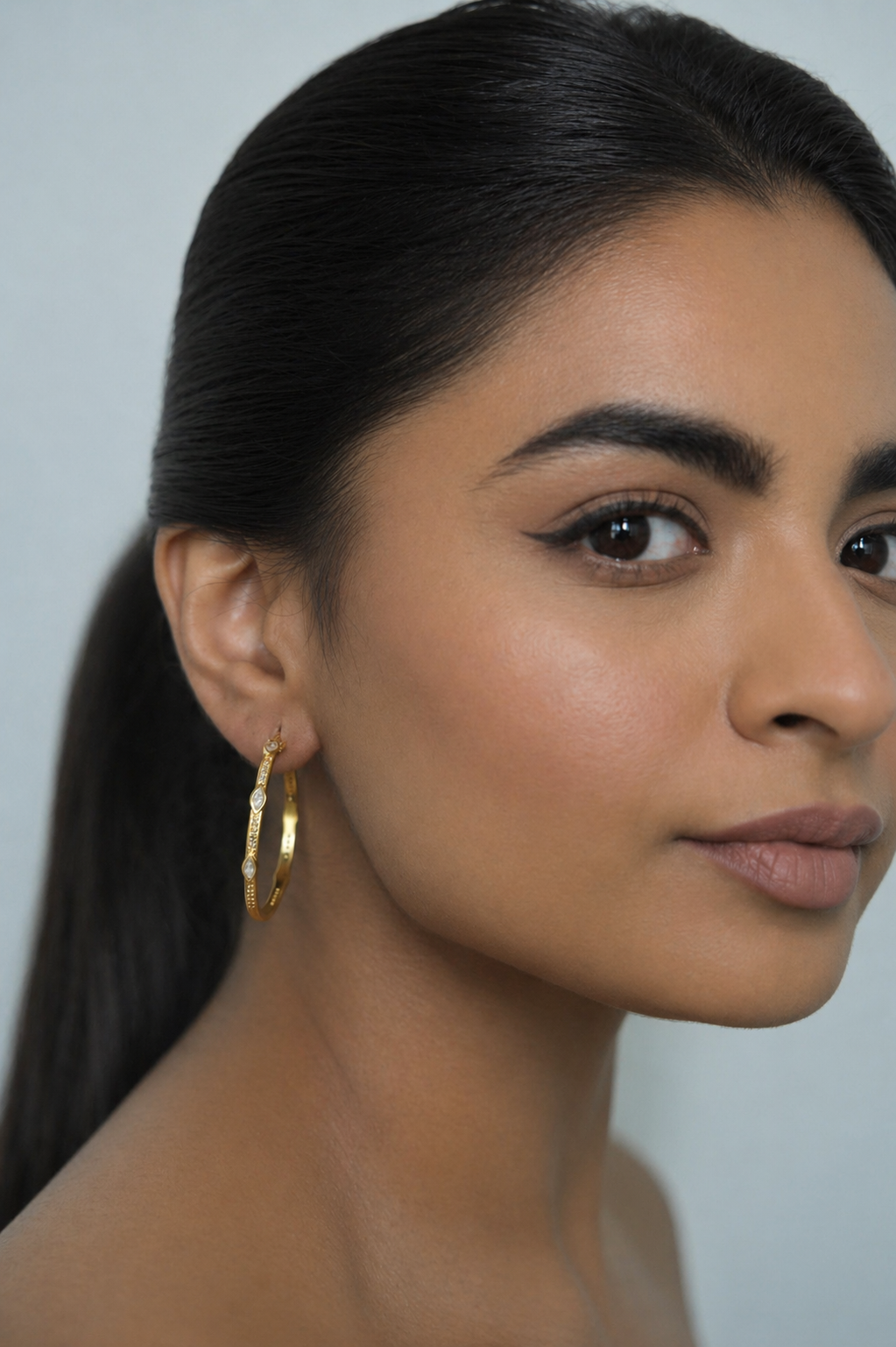 Ekim Marquee Gold Vermeil Hoops