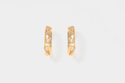 Chava Gold Vermeil Hoop Earrings