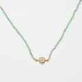 Dagny Round Gold Vermeil Beaded Necklace