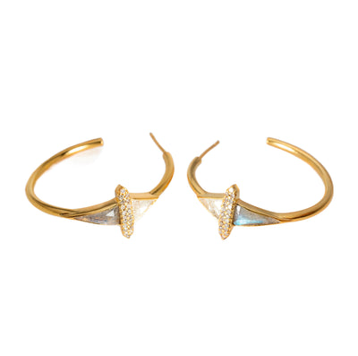 Denali Gold Vermeil Hoop Earrings