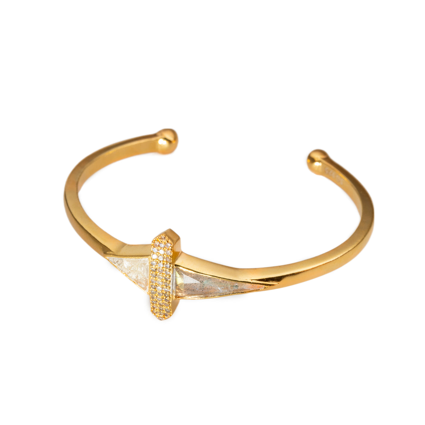 Denali Gold Vermeil Bangle Bracelet