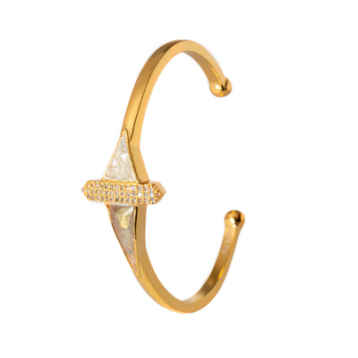 Denali Gold Vermeil Bangle Bracelet