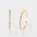Ekim Marquee Gold Vermeil Hoops
