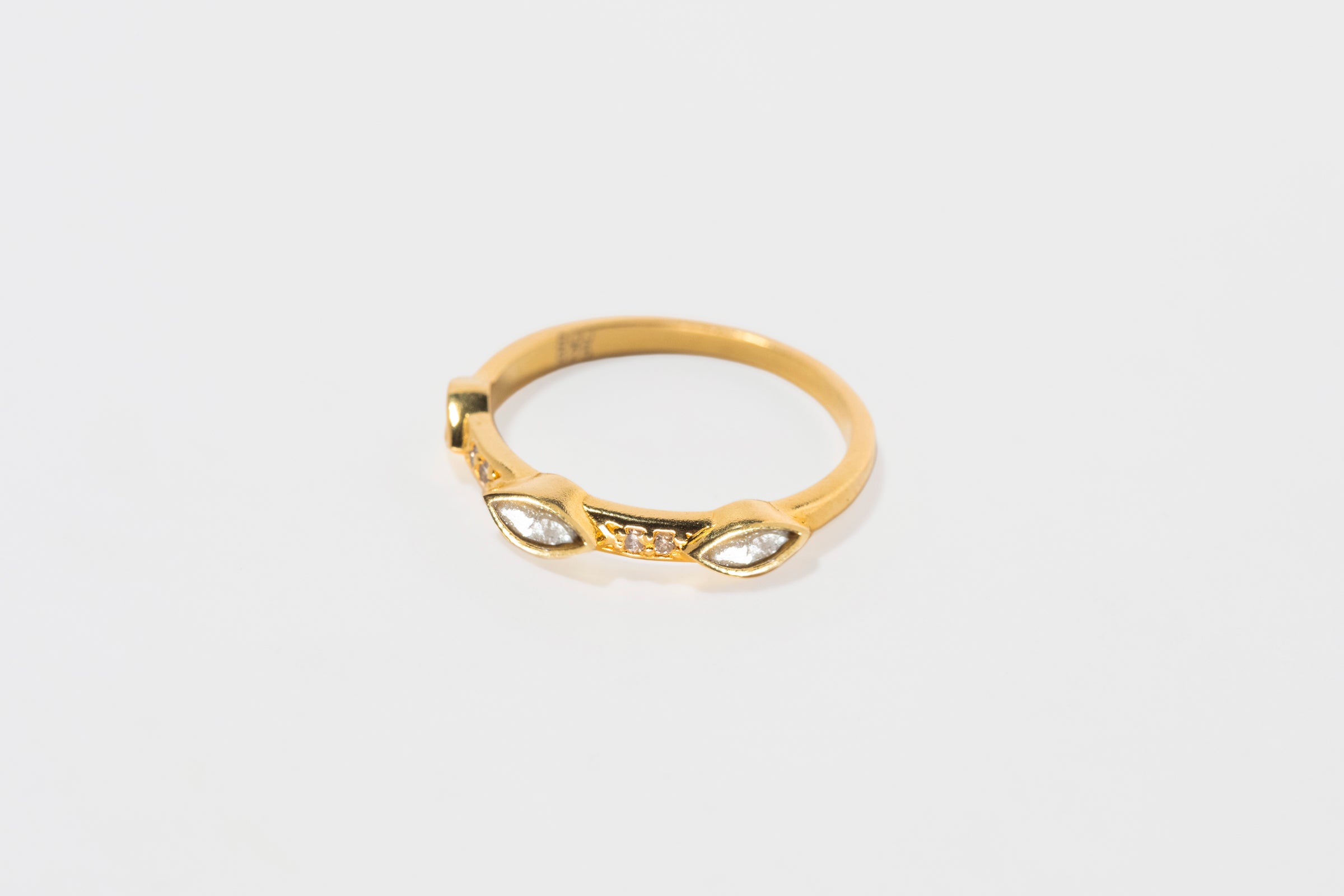 Ekim Marquee Gold Vermeil Ring
