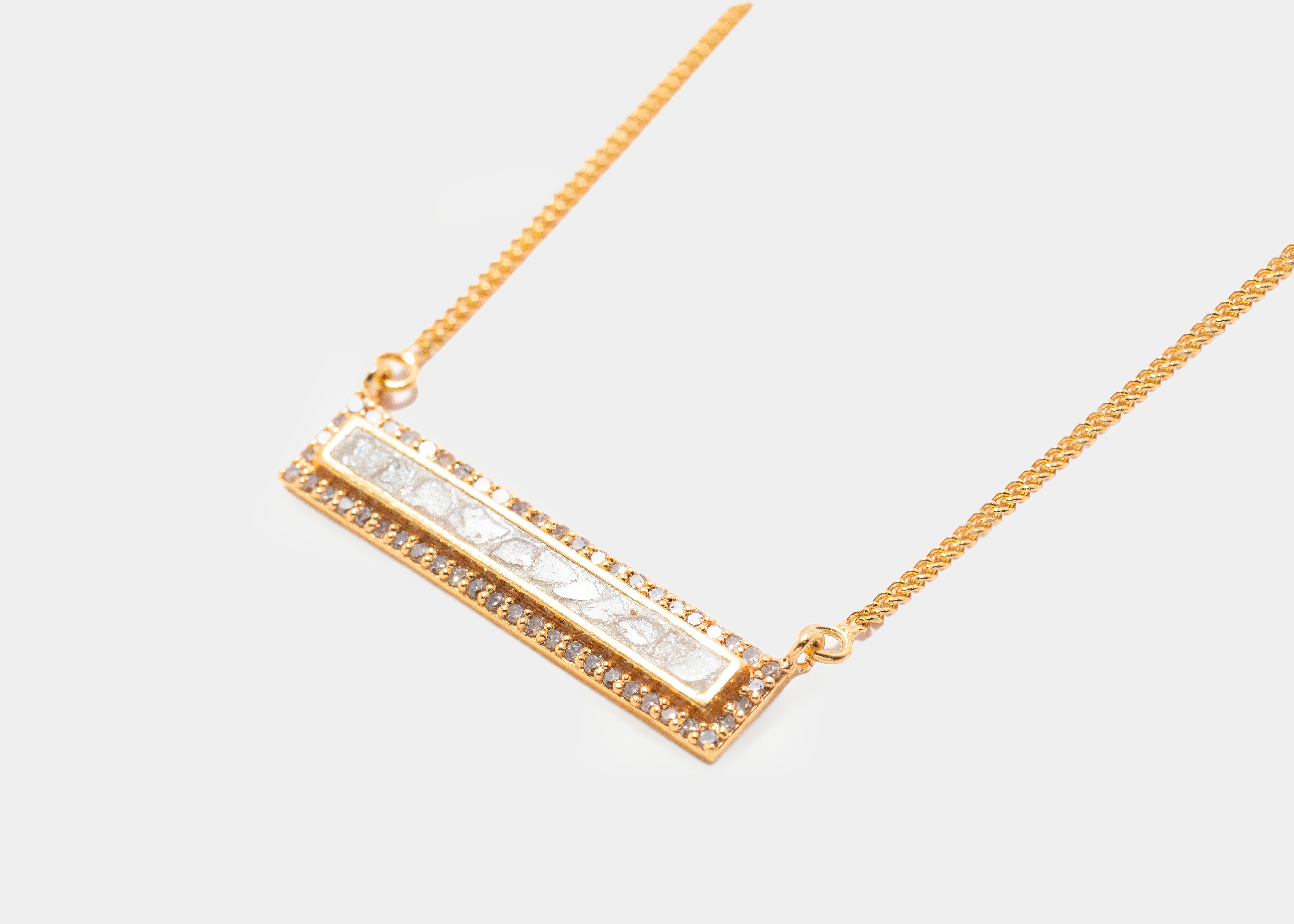 Emlyn Pave Diamond Gold Vermeil Pendant Necklace