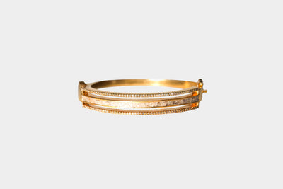 Erraz Gold Vermeil Bangle Bracelet