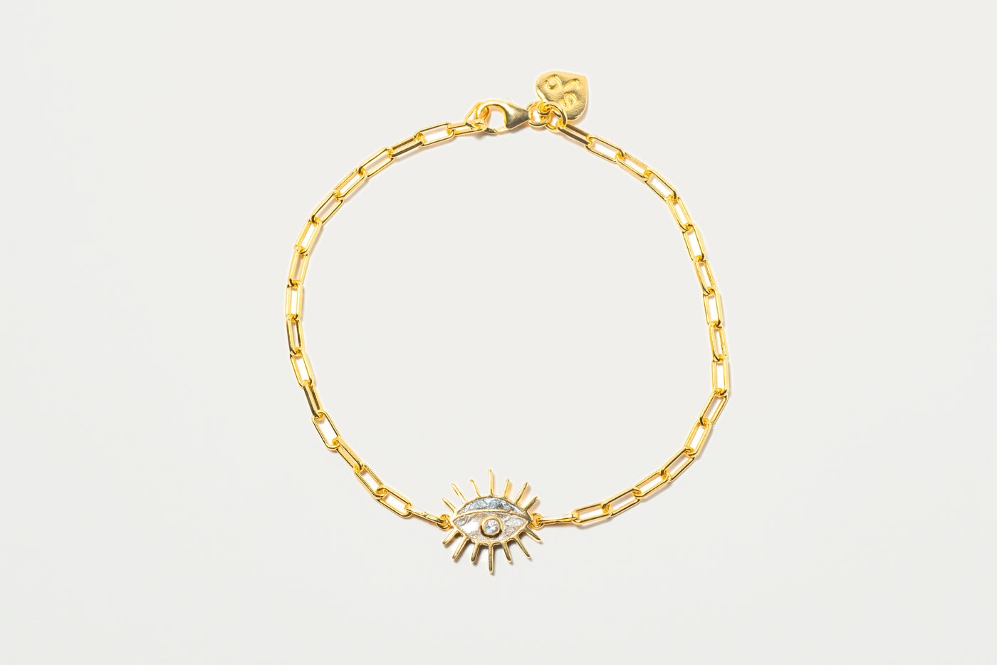 Evil Eye Gold Vermeil Bracelet