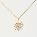 Evil Eye Gold Vermeil Pendant Necklace