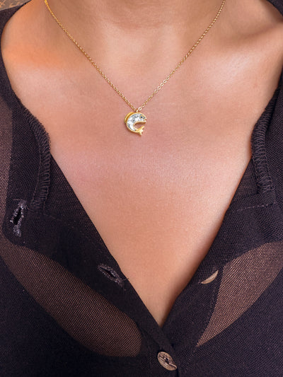 Fish Gold Vermeil Pendant Necklace