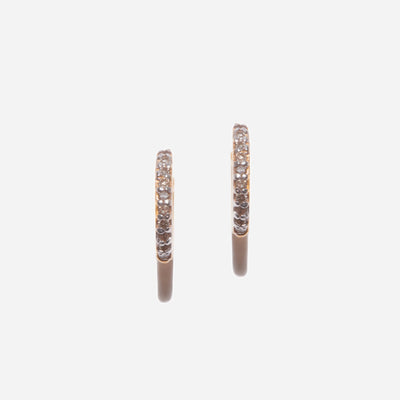 Fleron Huggies Diamond Gold Vermeil
