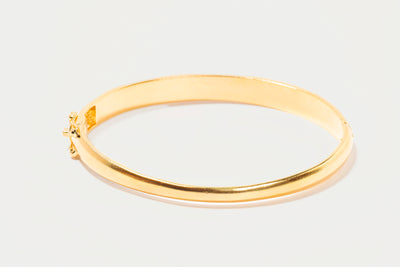 Geluk Gold Vermeil Bangle Bracelet