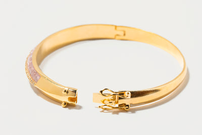 Geluk Gold Vermeil Bangle Bracelet