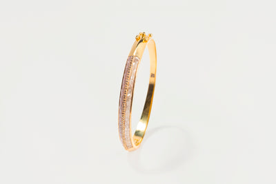 Geluk Gold Vermeil Bangle Bracelet