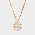 Gemini Gold Vermeil Pendant Necklace