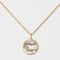 Mini Gemini Gold Vermeil  Pendant Necklace