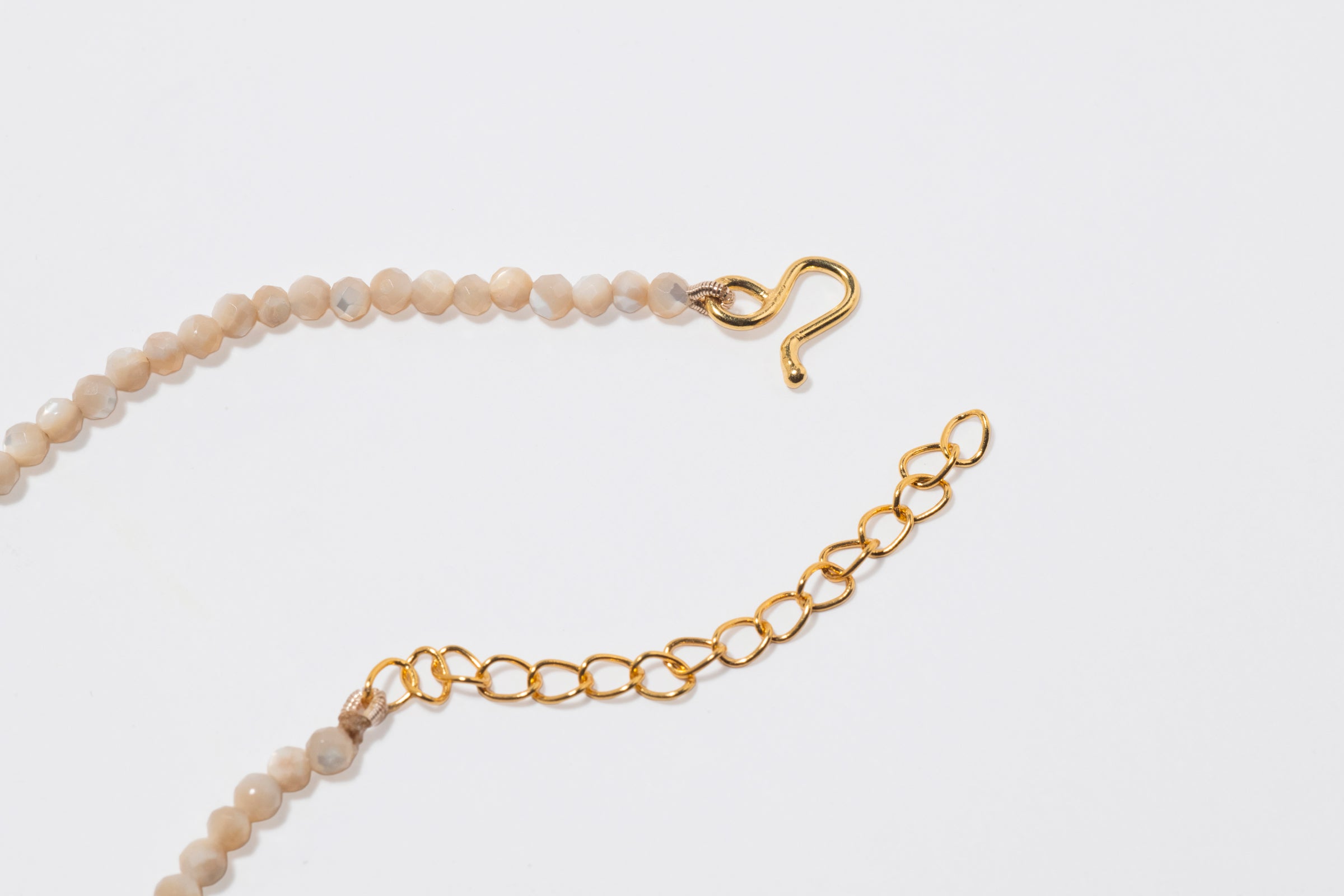 Hamsa Beaded Gold Vermeil Necklace