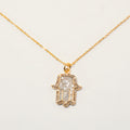 Hamsa Gold Vermeil Pendant Necklace