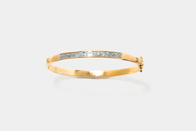 Hapur Clasp Gold Vermeil Bangle Bracelet