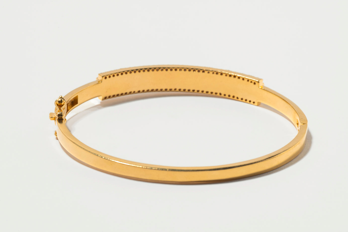 Hapur Pave Diamond Gold Vermeil Bangle Bracelet