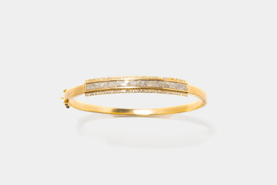 Hapur Pave Diamond Gold Vermeil Bangle Bracelet