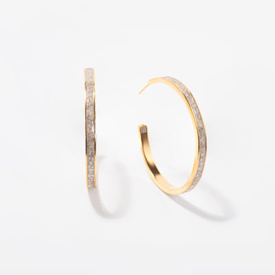 Hapur Large Gold Vermeil Hoop Earrings