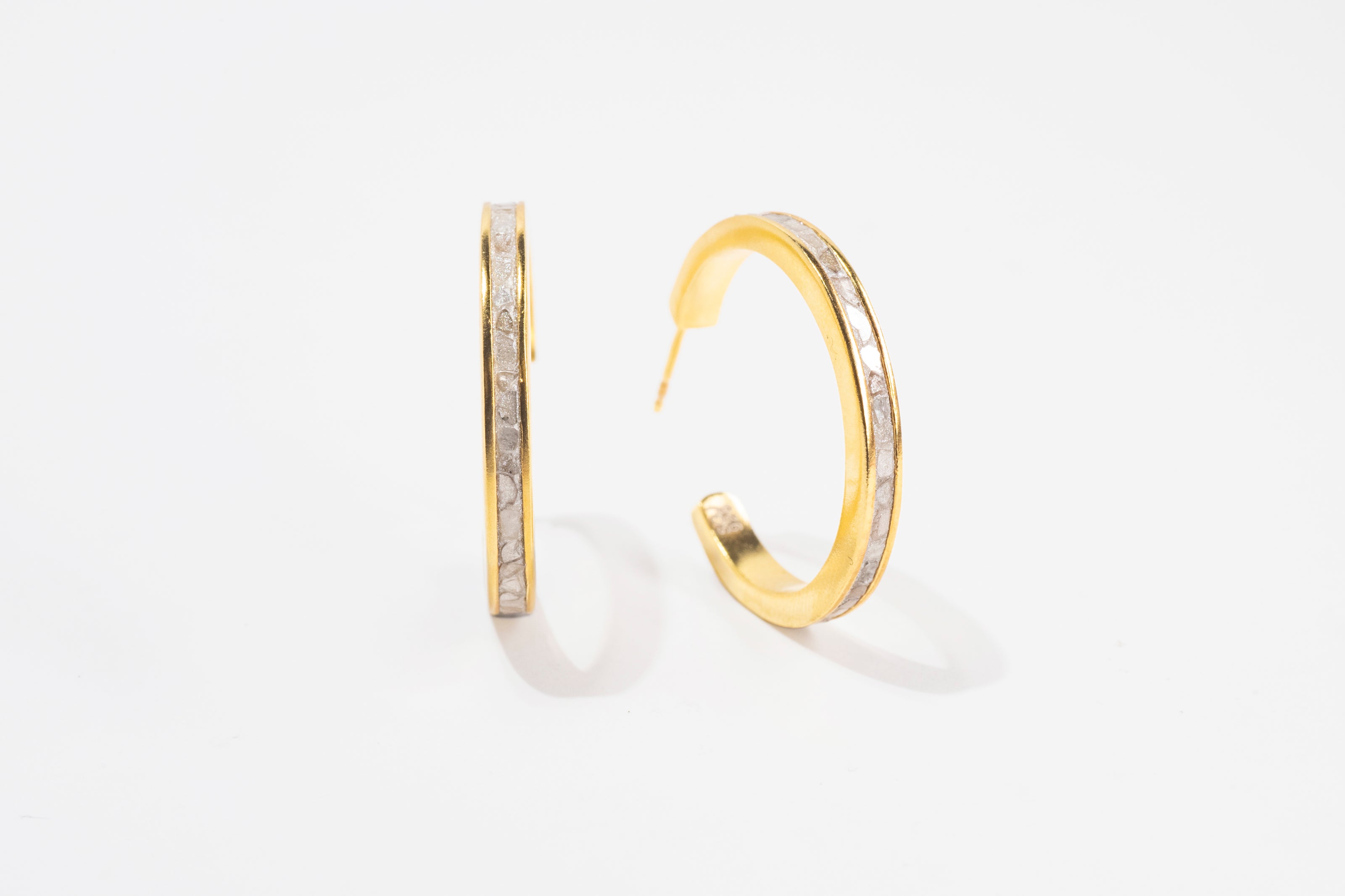 Hapur Medium Gold Vermeil Hoop Earrings