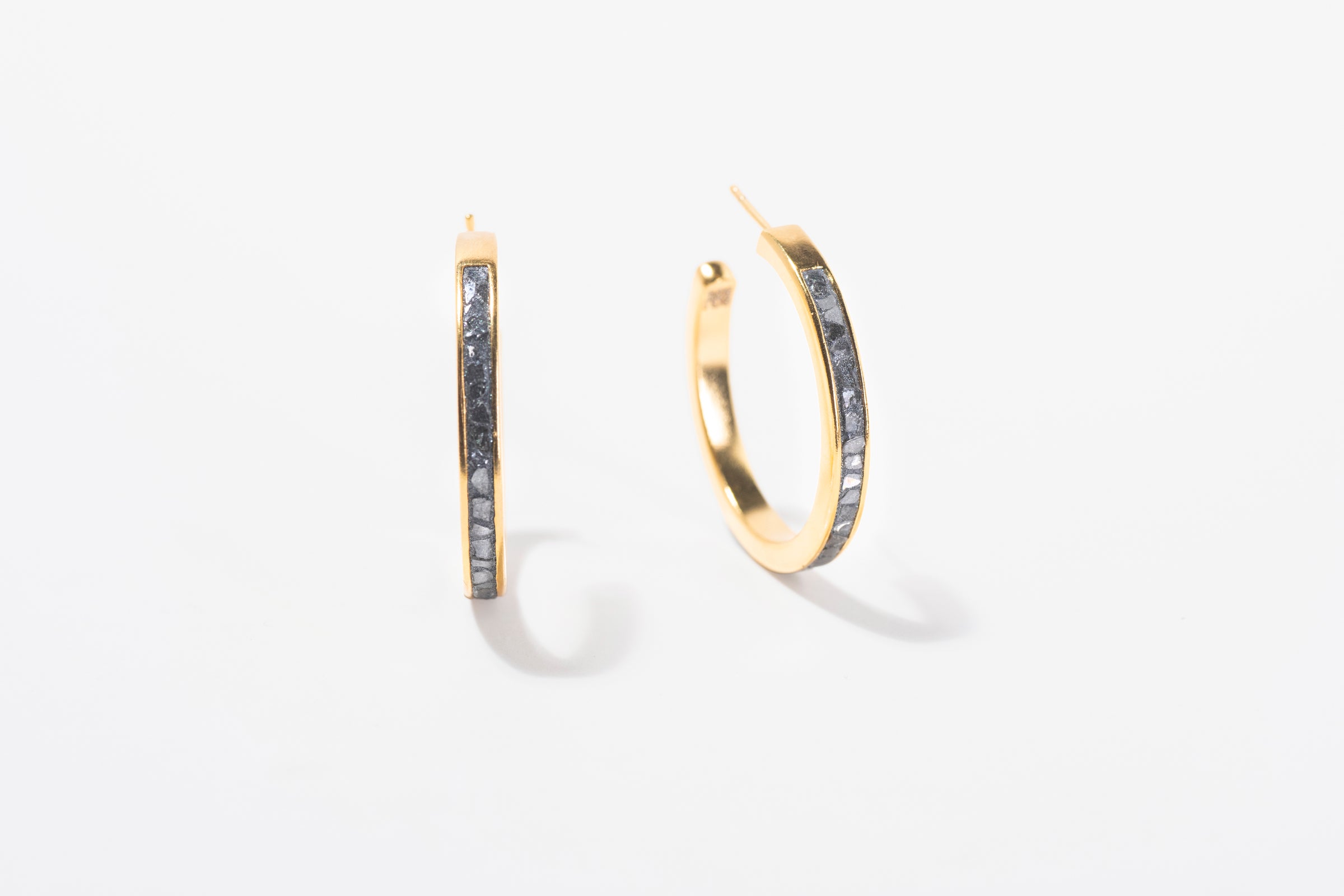 Hapur Medium Gold Vermeil Hoop Earrings