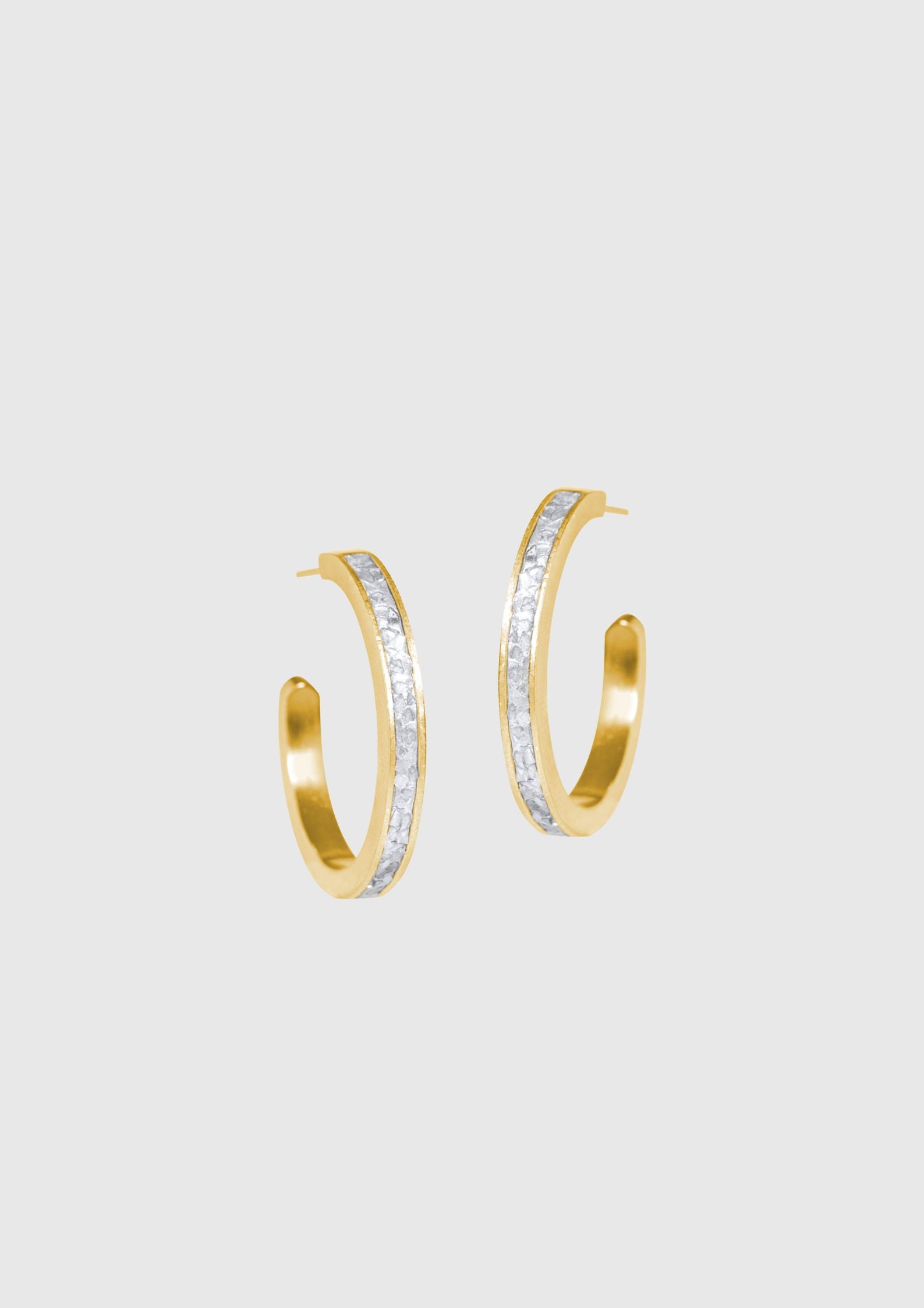 Hapur Medium Gold Vermeil Hoop Earrings
