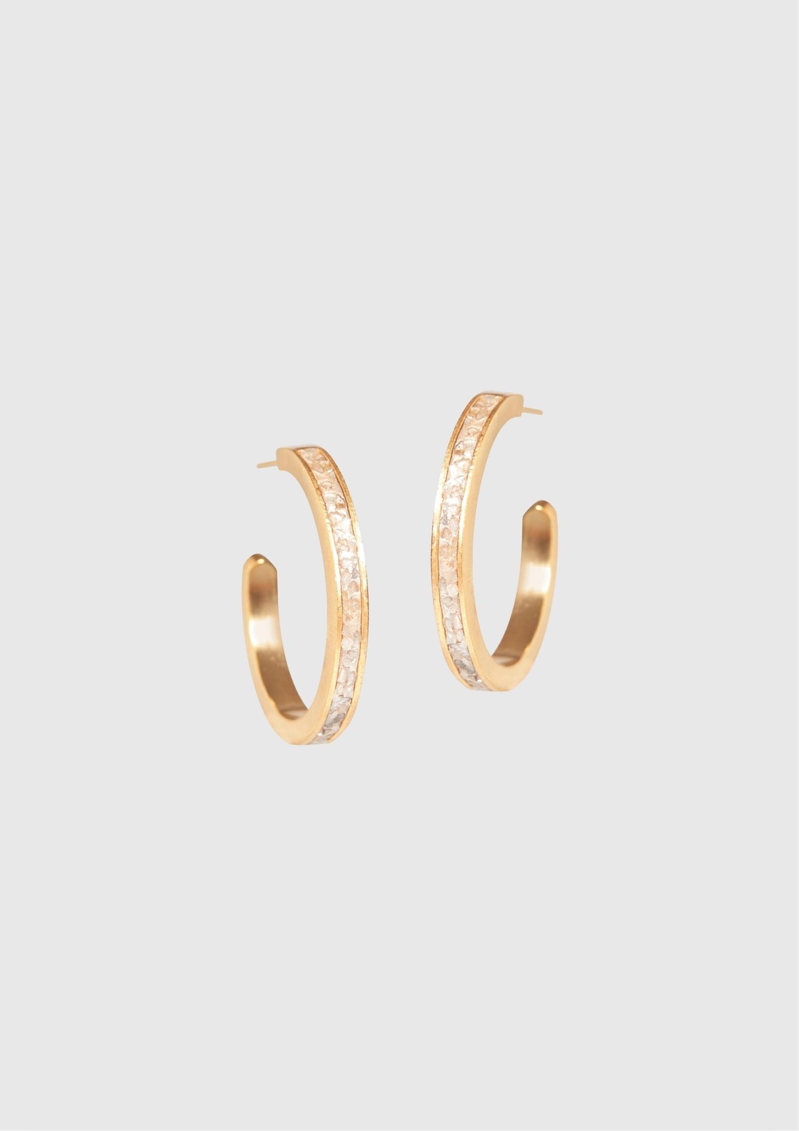 Hapur Medium Gold Vermeil Hoop Earrings