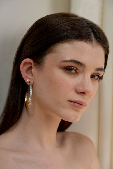 Hapur Gold Vermeil Hoop Earrings