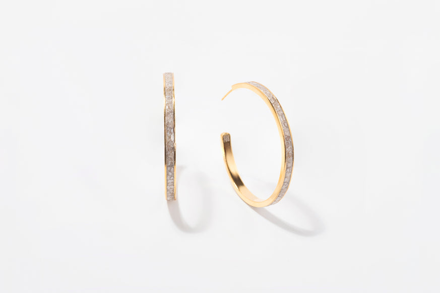 Hapur Large Gold Vermeil Hoop Earrings