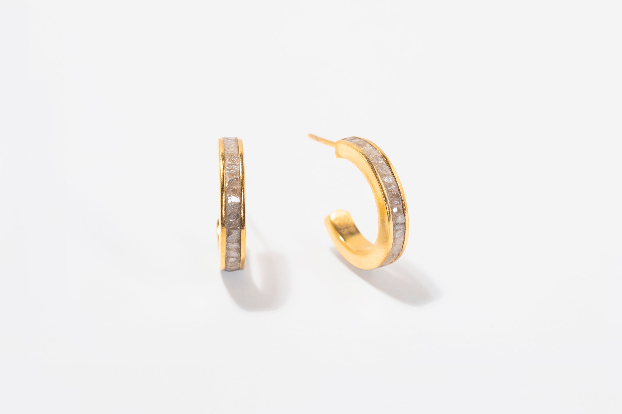 Hapur Small Gold Vermeil Hoops Earrings